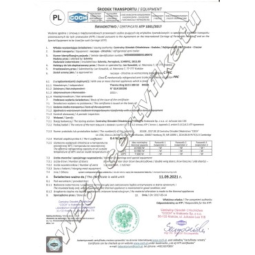 Certificat ATP Cluj (prelungire certificare FRC Cluj) 